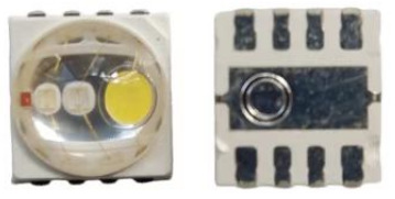 2W 5050 RGBW SMD LED with lens