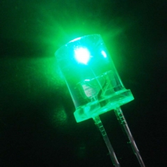 Flat top Green LED