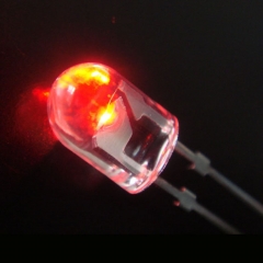 Oval Red LED