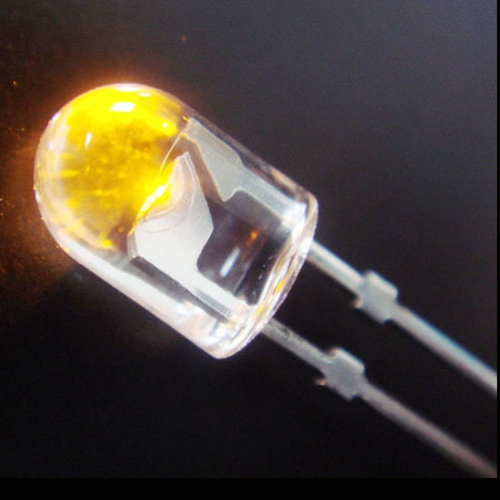 Oval Yellow LED